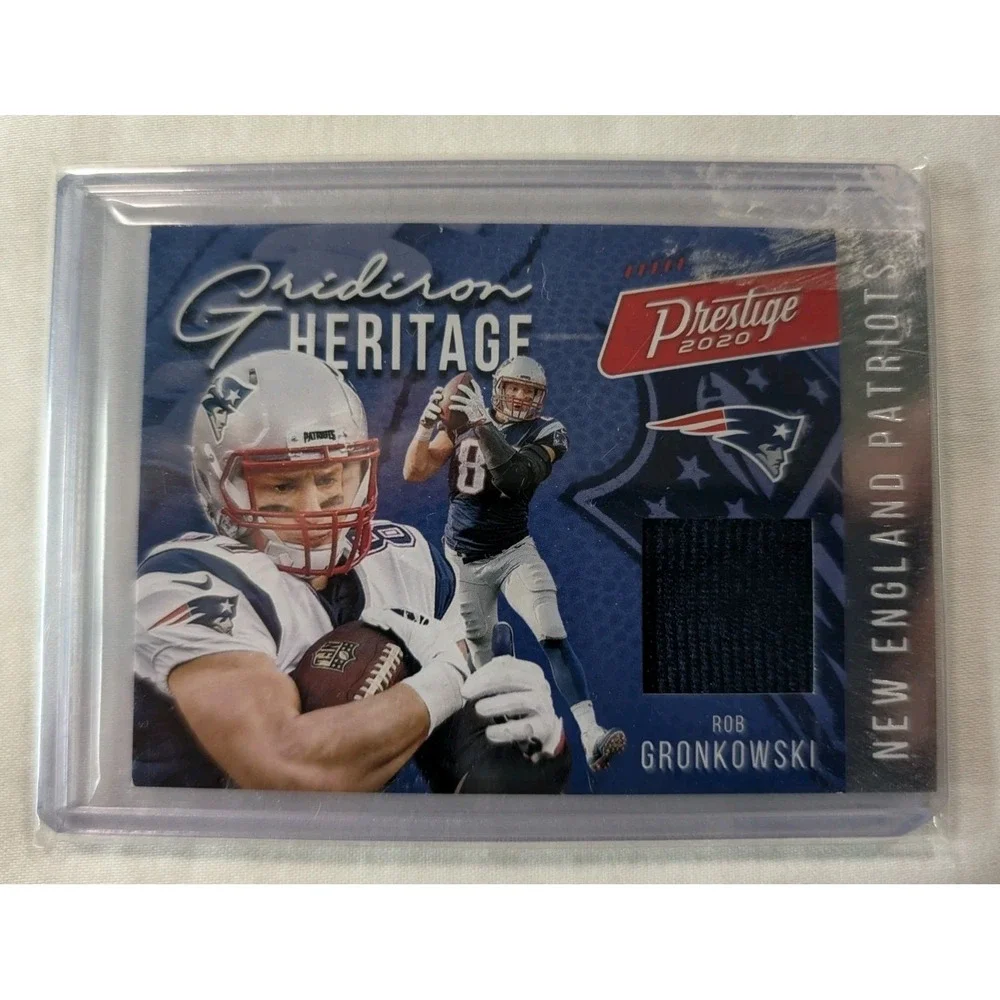 2020 Panini Prestige Rob Gronkowski Gridiron Heritage Patch Relic #GH-RG Patriot